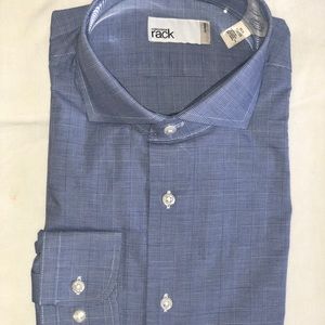 Nordstrom Rack Tonal Check Trim Fit Dress Shirt